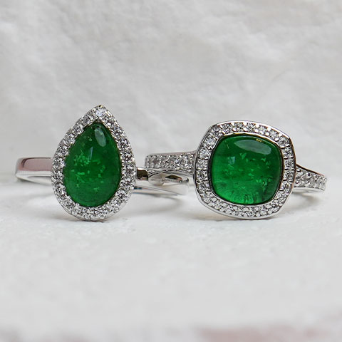 Emerald Murano Glass