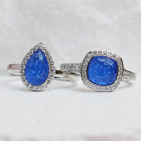 Sapphire Murano Glass